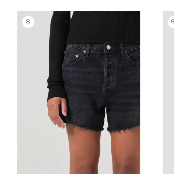 Agolde Parker Long Short NWT - Picture 2 of 7